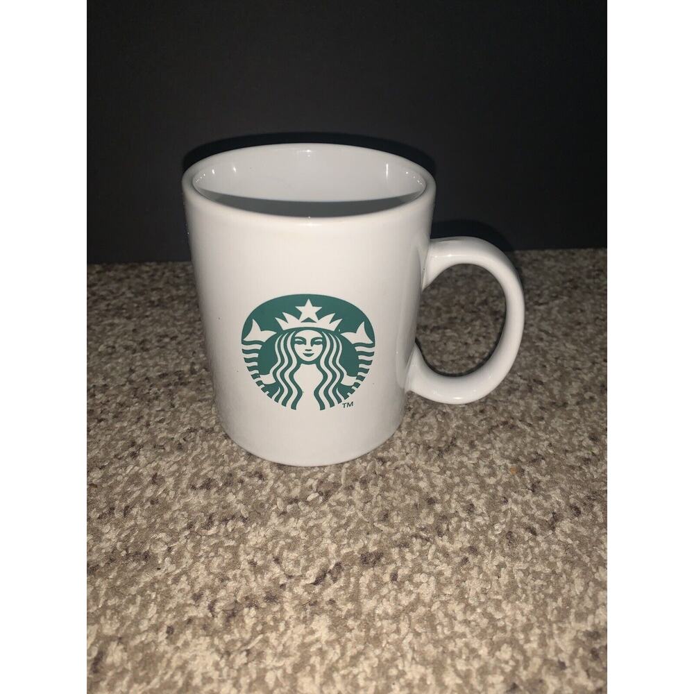 Starbucks MERMAID Coffee Tea Mug Classic Cup 10.8 oz White Green Siren 2011